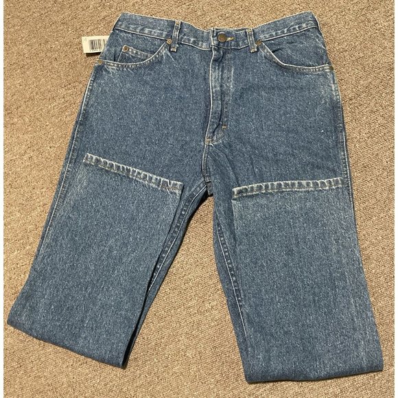 Vintage 80s Mens 34x30 Lee Riders Straight Leg Reg Fit Union Made Denim Jeans - Picture 11 of 12